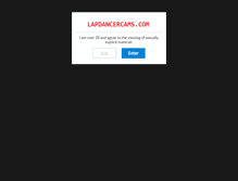 Tablet Screenshot of lapdancercams.com